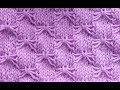 Узор БАБОЧКИ спицами / Butterfly stitch knitting