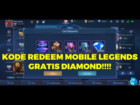 Kode Redeem Mobile Legends Gratis Diamond 2020