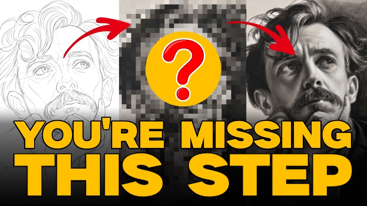 The Key To Getting Better At Drawing Faces Is NOT Detail