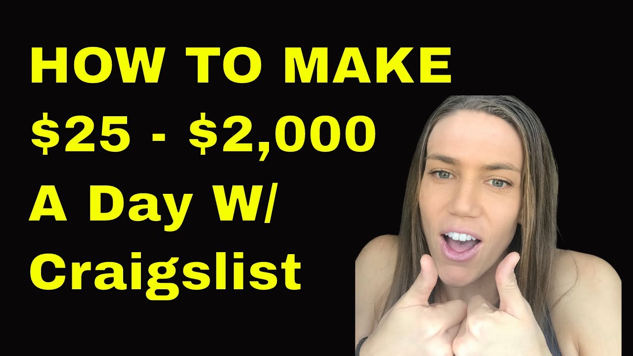 How To Make Money Online With Craigslist Ad (252,000 A