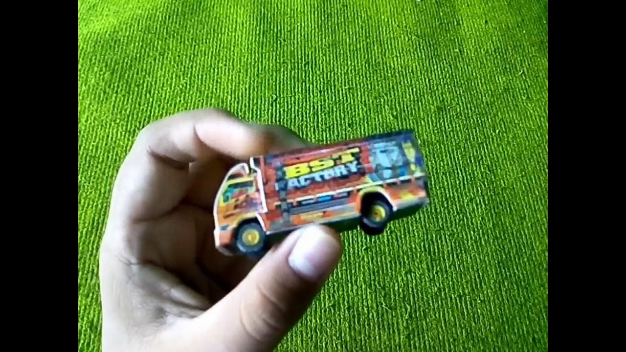 Miniatur Papercraft Truk  Anti  Gosip  Terkecil YouTube
