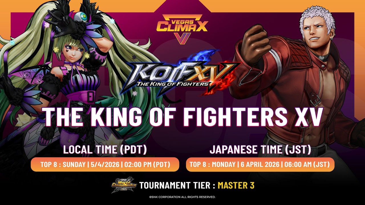 VEGAS CLIMAX VI | KOF XV | TOP 8 - YouTube