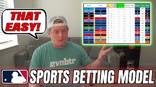 How to Build a Sports Betting Model for MLB Moneyline, Runline and Totals (SUPER EASY) screenshot 1