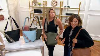 Amy Stran x AHDORNED Faux Leather Bucket Bag on QVC