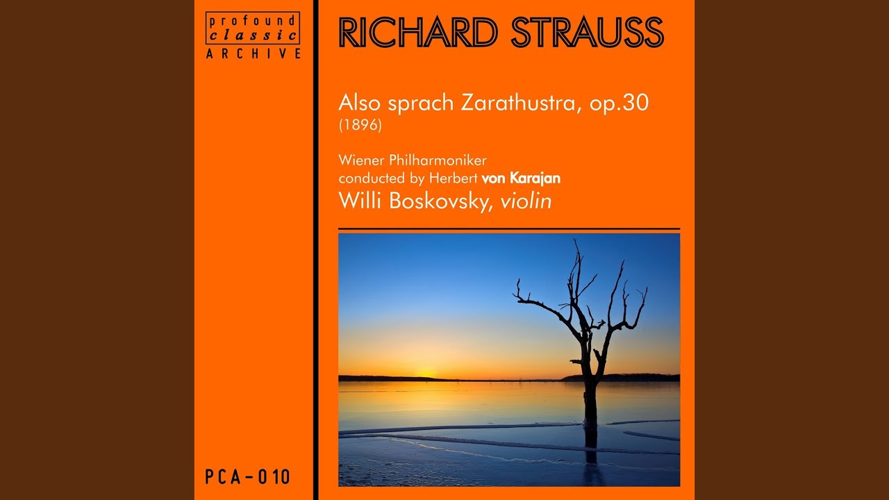 Also Sprach Zarathustra, Op. 30 I. Prelude, Sunrise YouTube