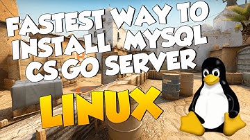 2021 Fastest way to install MySQL on a CSGO Server