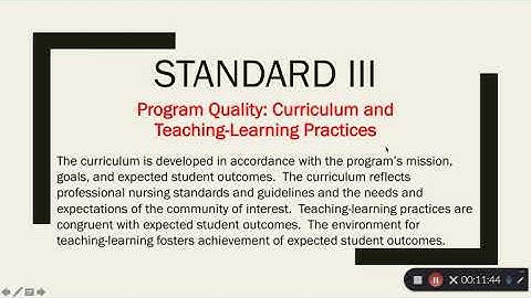 CCNE Accreditation 2020 Overview Source