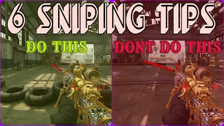 6 Sniping Tips That You Need To Use Right Now !