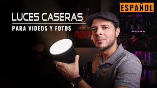 Cómo hacer Luces de Estudio caseras para tus videos | Cómo hacer un difusor de luz casero. | ESPAÑOL