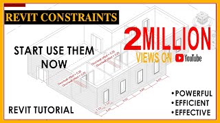 HOW TO SETUP CONSTRAINTS IN REVIT: REVIT TUTORIAL