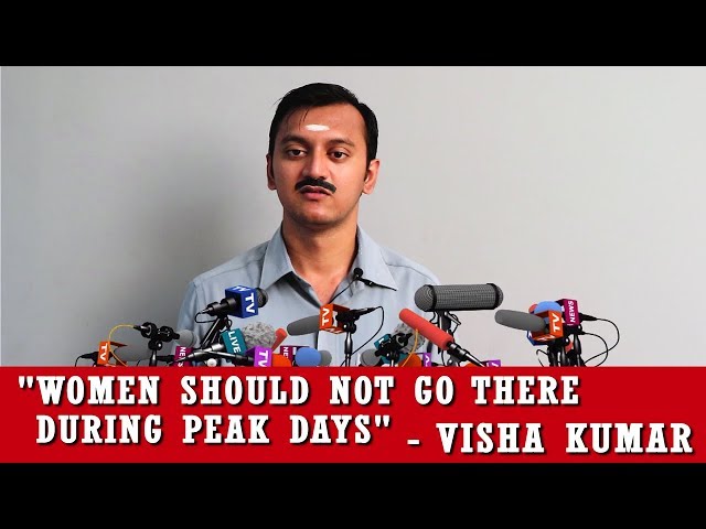 Women Should Not Go There During Peak Days! - Visha Kumar class=