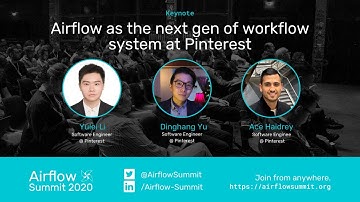 Airflow as the next gen of workflow system at Pinterest