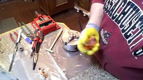 My take on copper soft jaws for lathe chucks