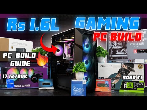 Intel i7 13700K Gaming & Editing PC Build Under Rs 1.6 Lakh in 2023 * Complete PC Build Video *