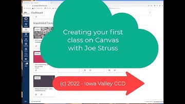 Setting up your first class on Canvas