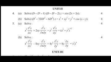 KUK B.Sc 3rd sem Partial Differential Equation Examination feb 2022||Maths previous year Question
