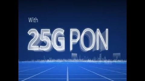 The 25 G PON, the next generation of PON technology