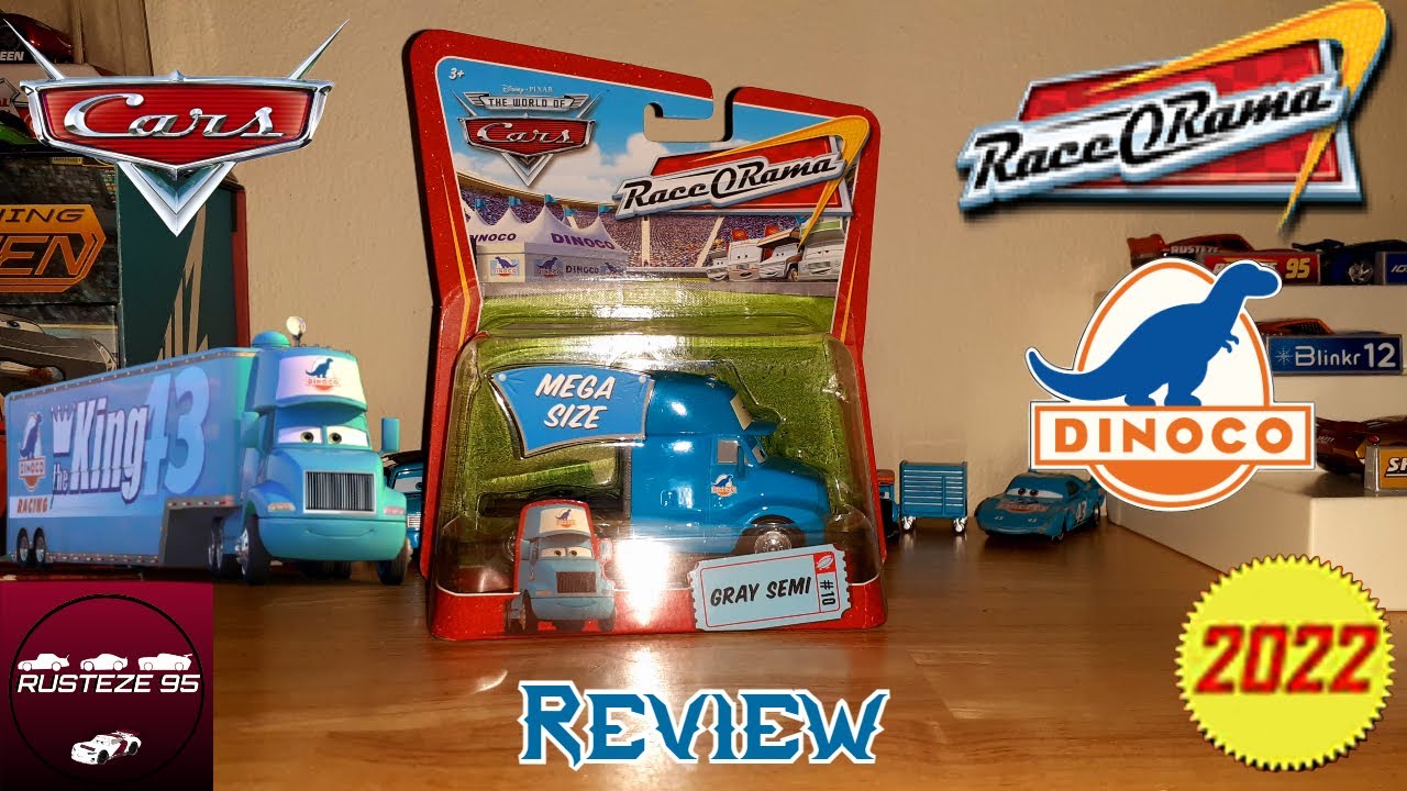 Pixar Cars 2009 Race O Rama Gray Semi - Review (Mega Size) Cars