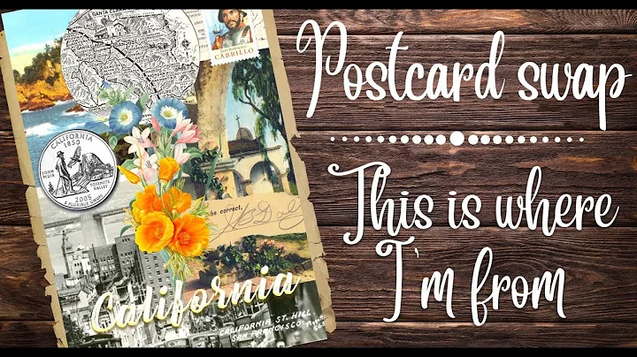 Mail Art Exchange  Postcard Collage - Art Collage