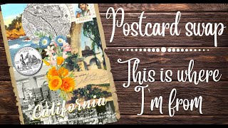 What is postcard art? 