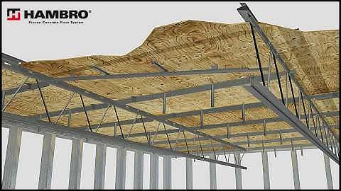 Hambro Concrete Composite Floor w. Metal Studs.avi