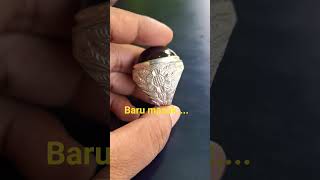 Batu Hitam tembus !! yaman wulung merah , sard calcedony