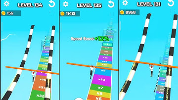 Stunt Rails Level 134 ~135~131 🔥 shorts video #varilshorts #viralvideo #shortsfeed #shorts