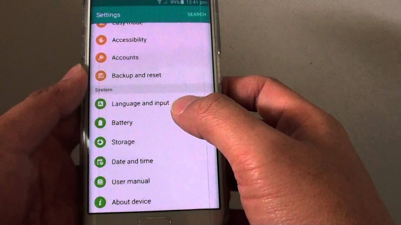 Samsung Galaxy S6 Edge How To Manually Set The Date Time YouTube Samsung Galaxy S6 Edge How To Manually Set The Date Time YouTube