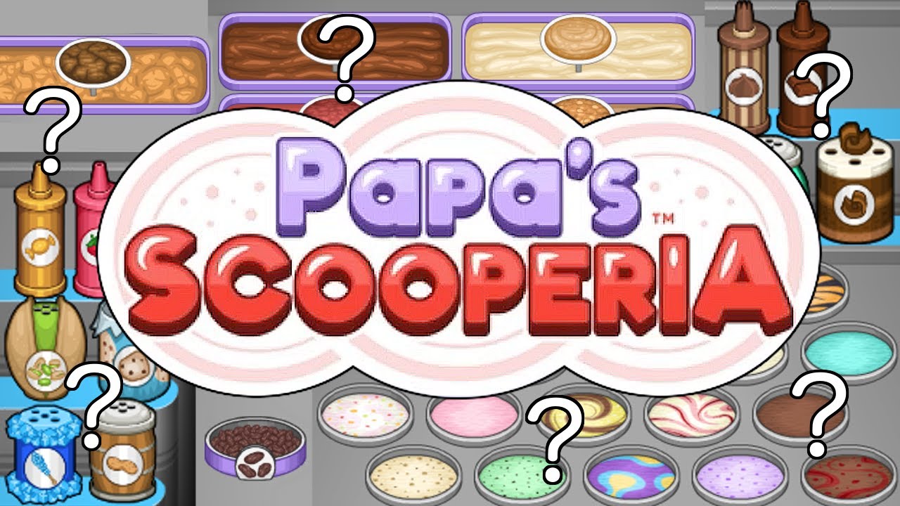 All Ingredients in 08:08:05 by dolphindrewgames - Papa's Scooperia -  Speedrun