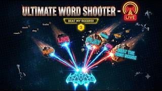 Typing Master Challenge! 🚀 | Space Word Attack Game Live #live #viral screenshot 5