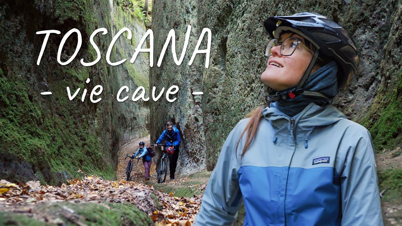 Unglaubliche Radtour durch geheimnisvolle Felsen-Wege | Vie Cave Pitigliano