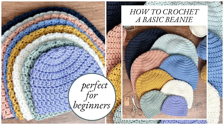 How to Crochet a Basic Beanie for Beginners | Crochet Pattern