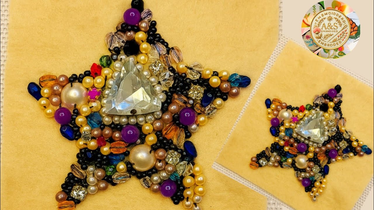 Мерцай, как звезда | День 9, часть 1 | Изготовление броши из бисера | Мастер-класс по бисерному и...