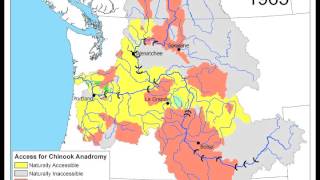 Columbia River Basin Salmon Extirpation Map