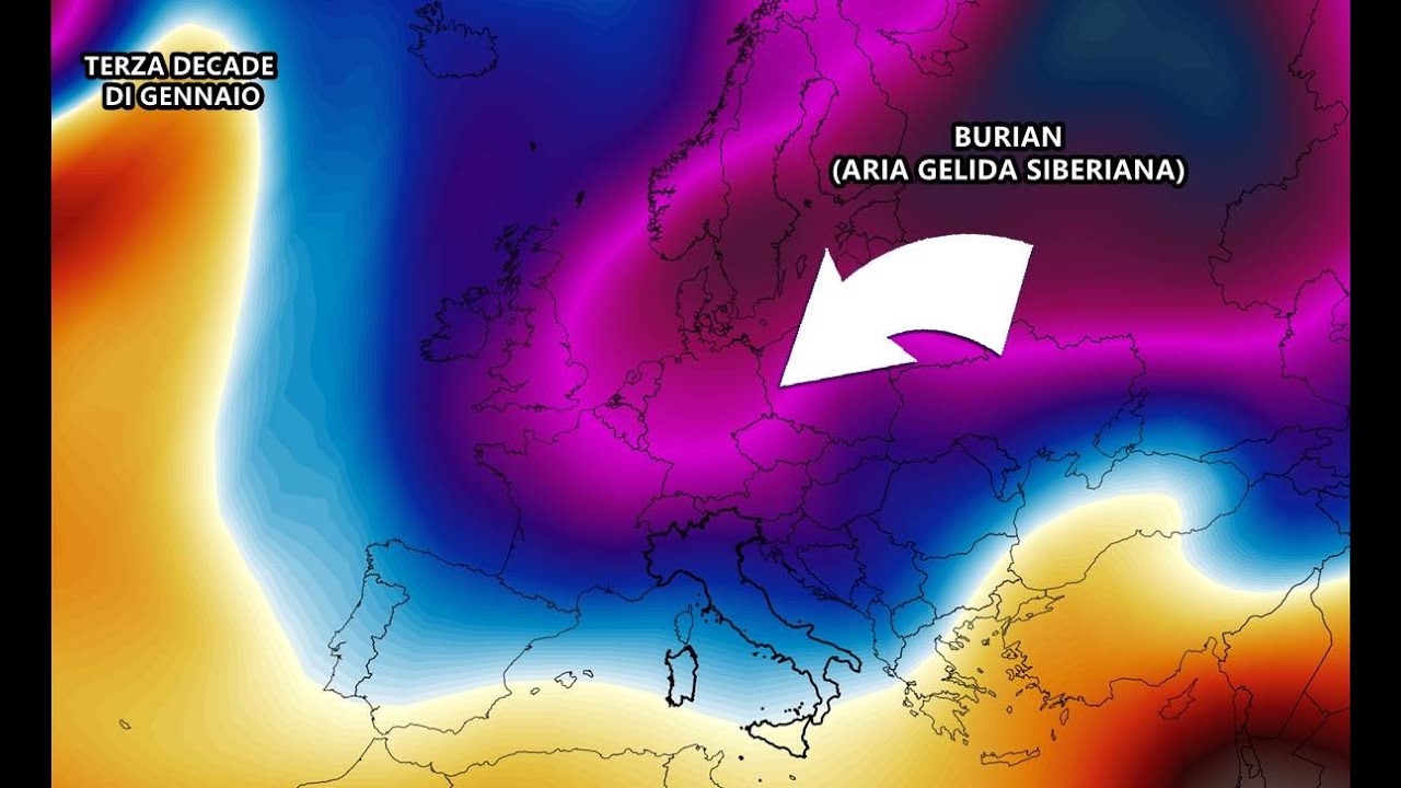 Passion Meteo . GFS : prima maltempo centro e nord ovest poi sud e isole mite e poi freddo .