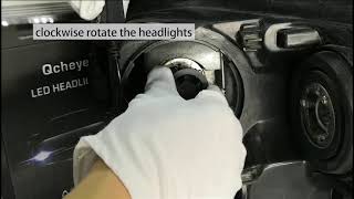 How to install 9005 9006 9012 led headligh bulb in your car