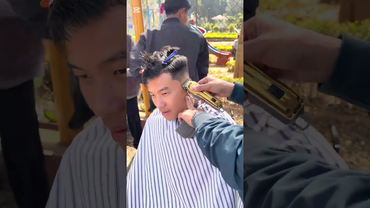 Mid Fade ညှပ်နည်း✂️✂️✂️