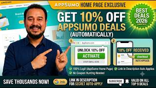 AppSumo Coupon Code (2026) 🎟️ How to Get 10% OFF Your First Purchase