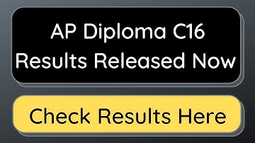 Diploma C16 Results Released - Check Here