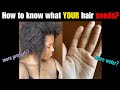 How To Tell if your Hair Needs MORE Product or Water w/ YOUR hands?