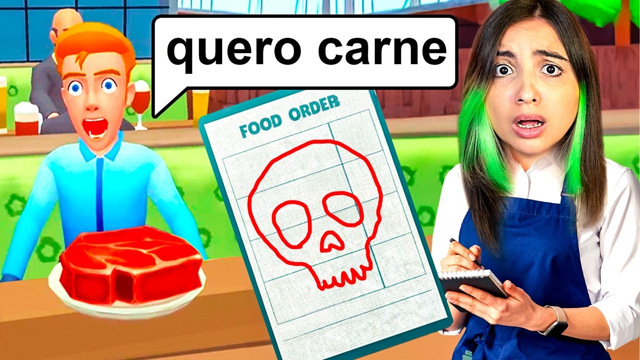 VIREI GARÇONETE POR UM DIA… MAS NÃO SEI ESCREVER.