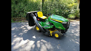 Jak široký je John Deere x350 s vakovačem?