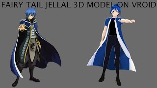 FAIRY TAIL JELLAL FERNANDES 3D MODEL ON VROID