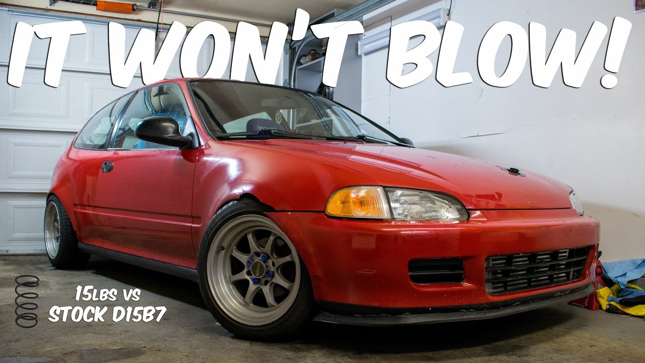 How Much Boost Will the STOCK Civic Take?