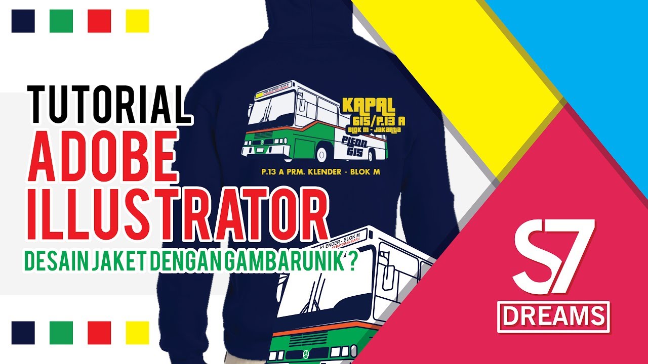 Tutorial Desain Jaket Dengan Adobe Illustrator YouTube