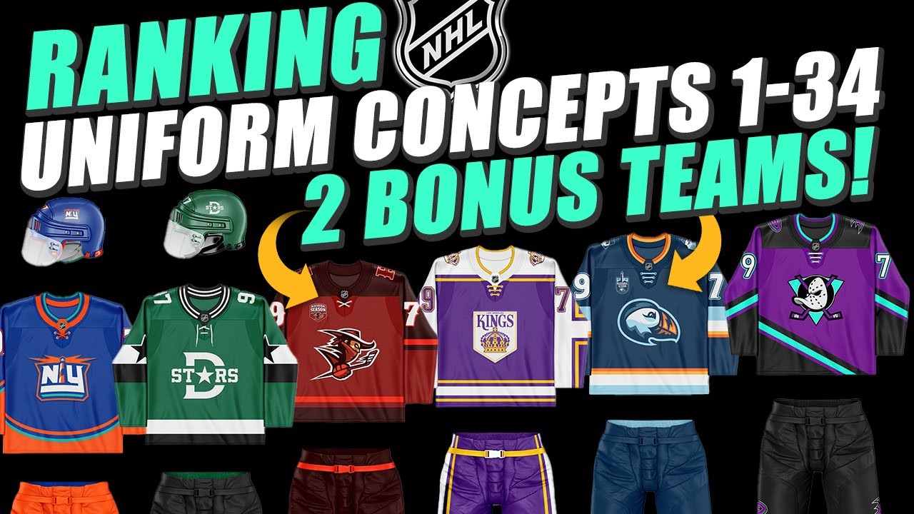 Ranking all 32 current NHL away jerseys