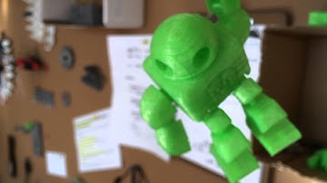 3D Printed Robot on Printrbot Simple Metal