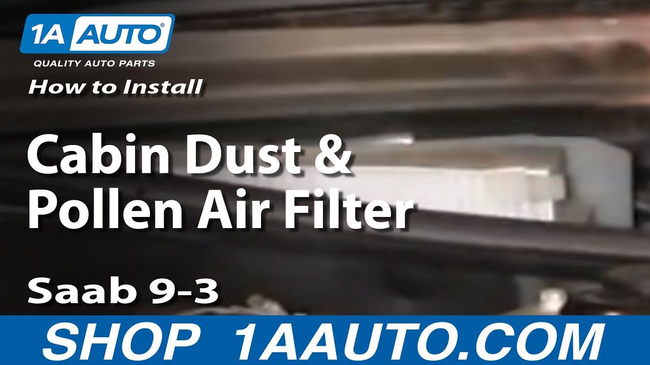Byta luftfilter saab 9-3