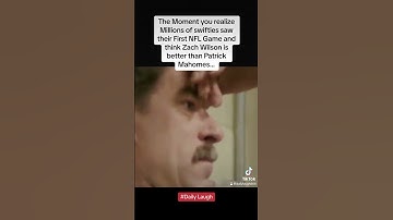 Zach Wilson is better than Patrick Mahomes💀 #nfl #taylorswift #patrickmahomes #funny #youtubeshorts