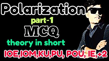 500 MCQ of wave nature of light chapter wise (polarization) | for IOE, KU, PU, POU, IE,+2